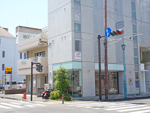 竹の花交差点付近